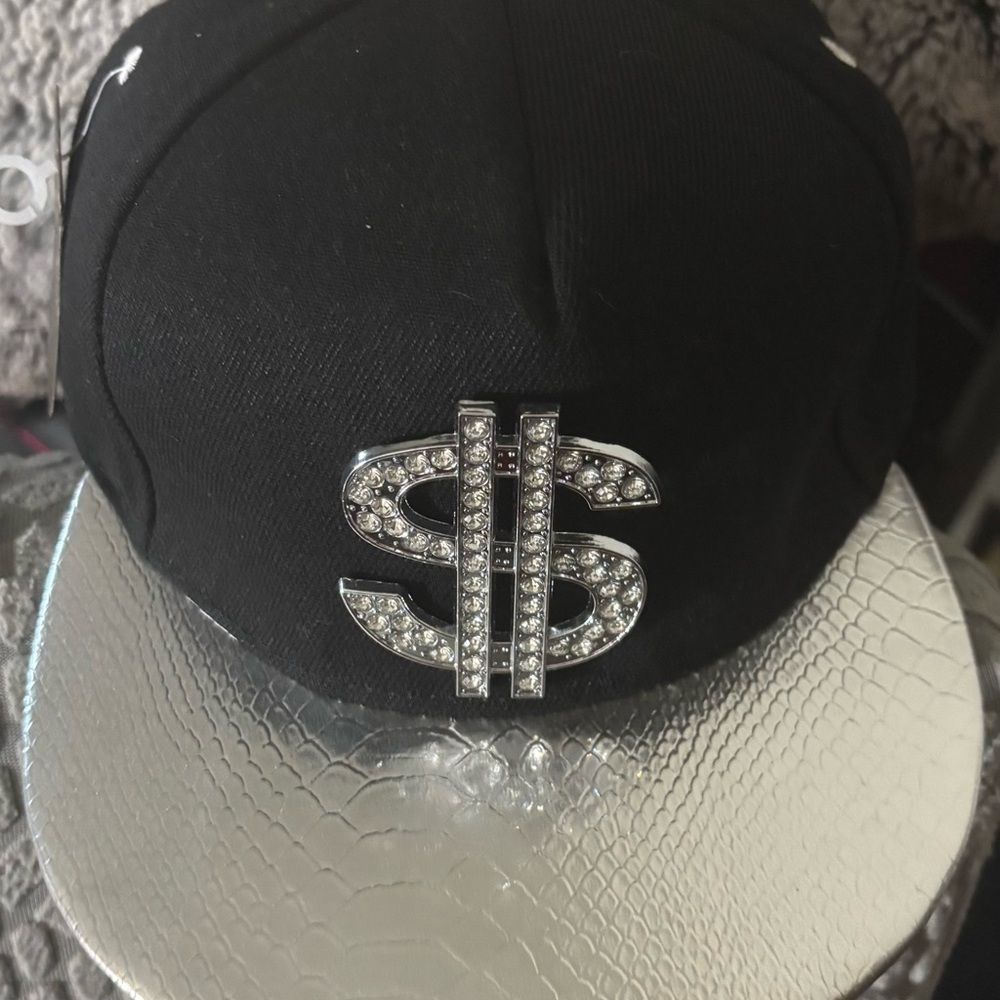 Black and Silver Men's Cap